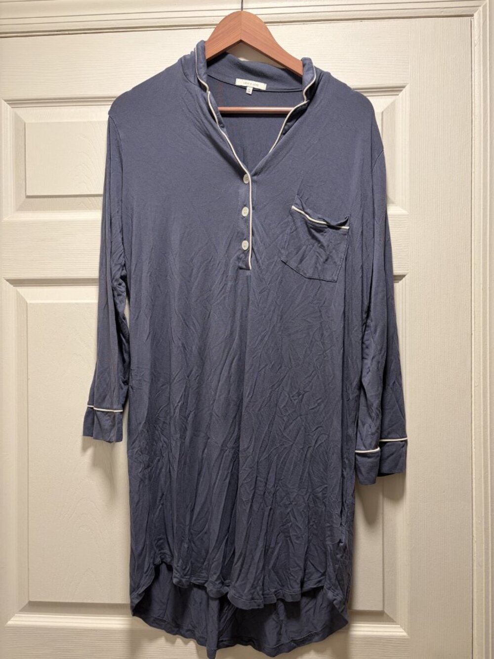 Love & Lore Sleep Shirt Navy Blue XL